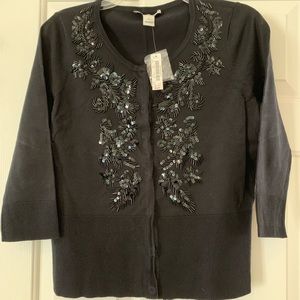 White House/Black Market Cardigan Sweater Size L